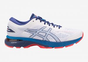 Asics GEL Kayano 25 White/Blue Print