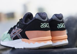 Asics gel lyte v black orange best sale