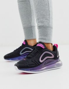 black and purple air max 720