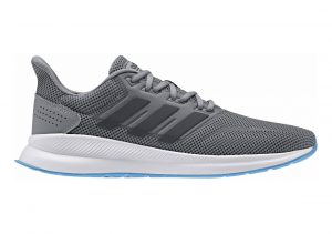 Adidas Runfalcon Grau (Grey Three/Grey Six/Shock Cyan 0)
