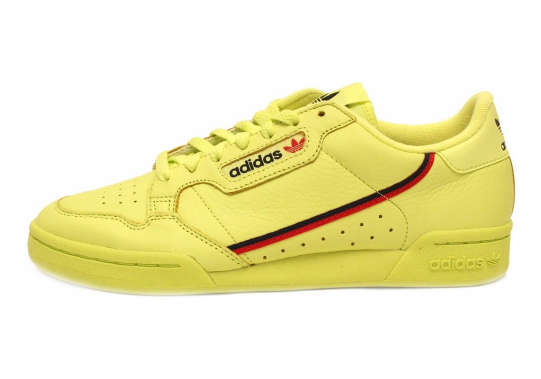 Adidas Continental 80 Semi Solar Yellow/Scarlet/Collegiate Navy