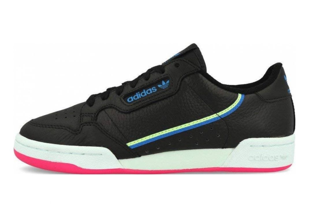 Adidas Continental 80 noir/jaune/bleu