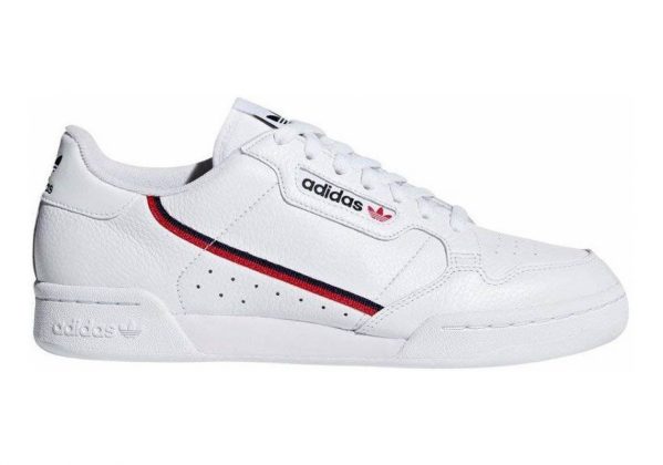 Adidas Continental 80 White/Scarlet/Collegiate Navy