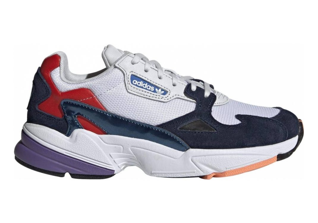 Adidas Falcon Crystal White/Crystal White/Collegiate Navy