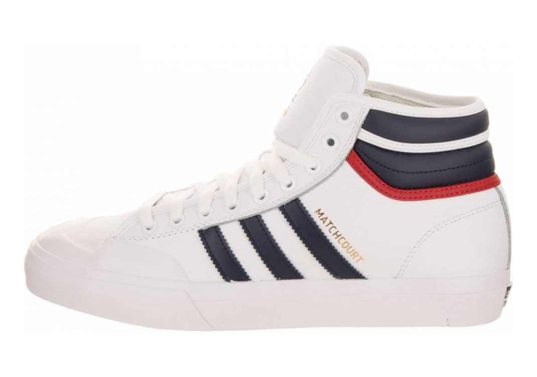 Adidas matchcourt store white high