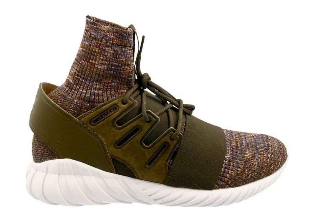 Adidas Tubular Doom Primeknit Trace Olive/Mystery Brown/Crystal White