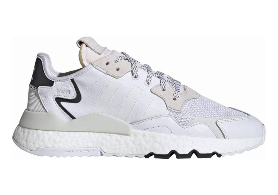 White adidas hot sale nite jogger