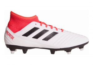 Adidas Predator 18.3 Soft Ground Bianco (Ftwwht/Cblack/Reacor Ftwwht/Cblack/Reacor)