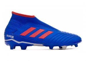 Adidas Predator 19.3 Laceless Firm Ground Blå