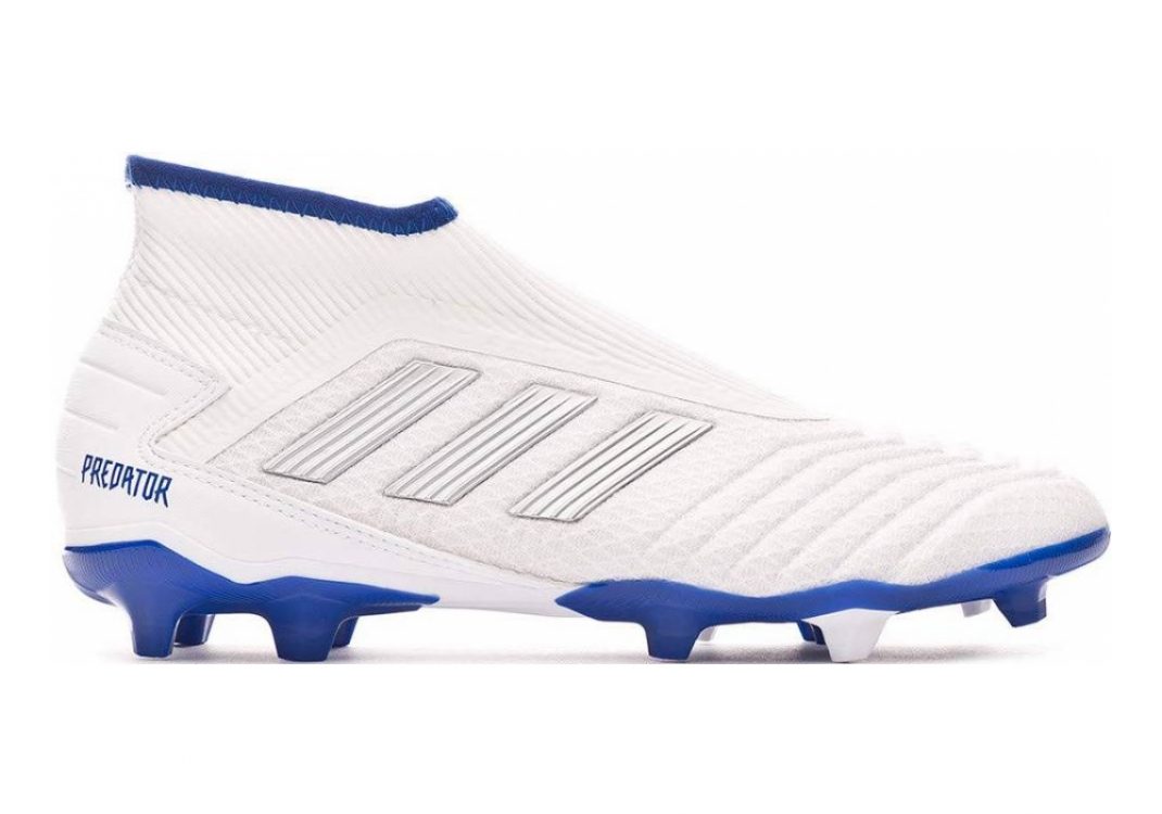 Adidas predator hot sale 19.3 laceless white