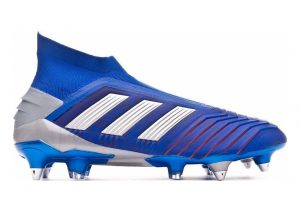 Adidas Predator 19+ Soft Ground Blå