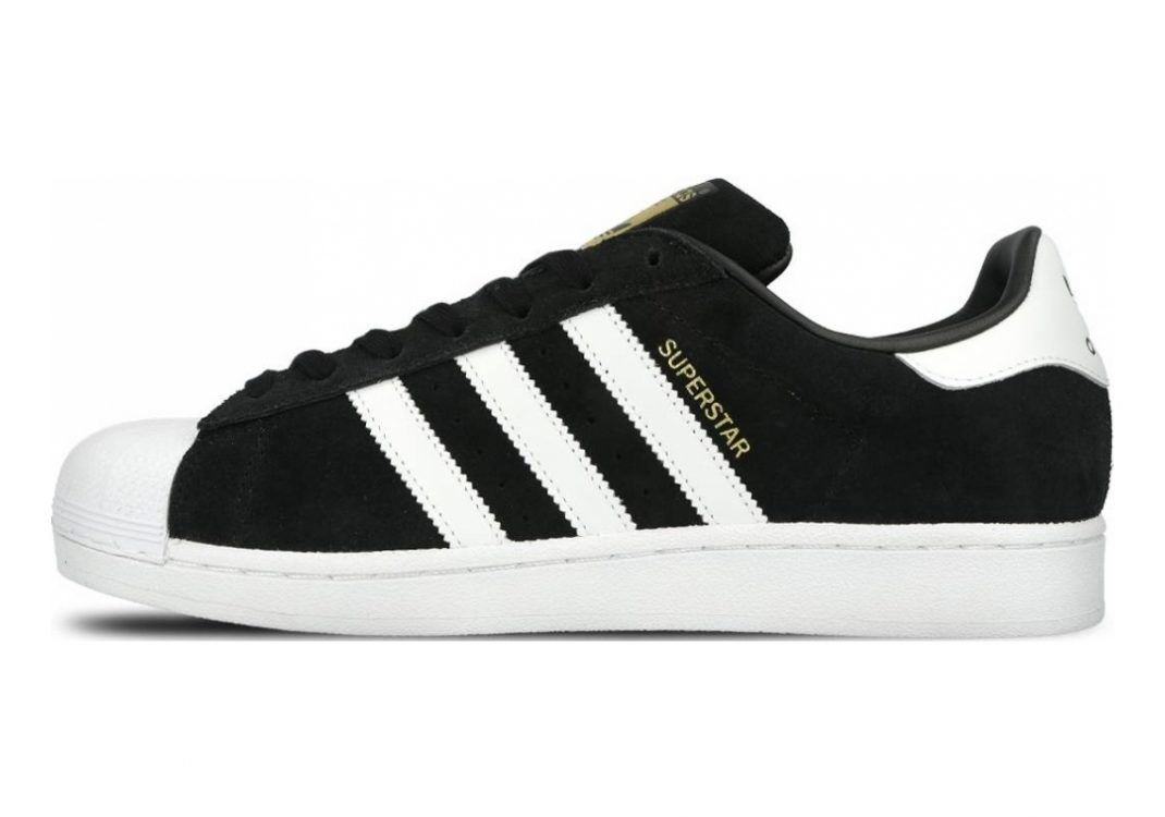 Adidas superstar suede outlet noir