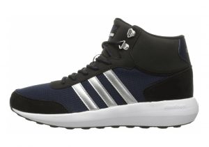 Adidas Cloudfoam Race Winter Mid Core Black/Silver Metallic/Collegiate Navy
