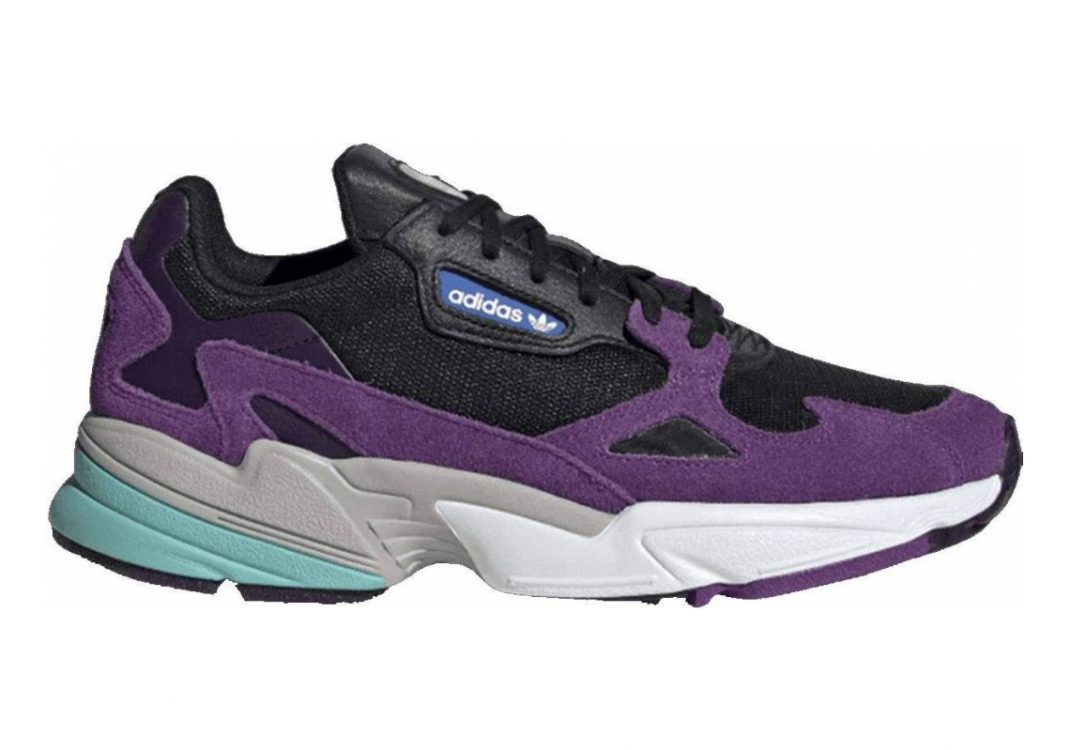 Adidas Falcon Core Black / Cloud White-active Purple