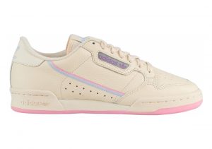 Adidas Continental 80 Ecru Tint/True Pink/Periwinkle
