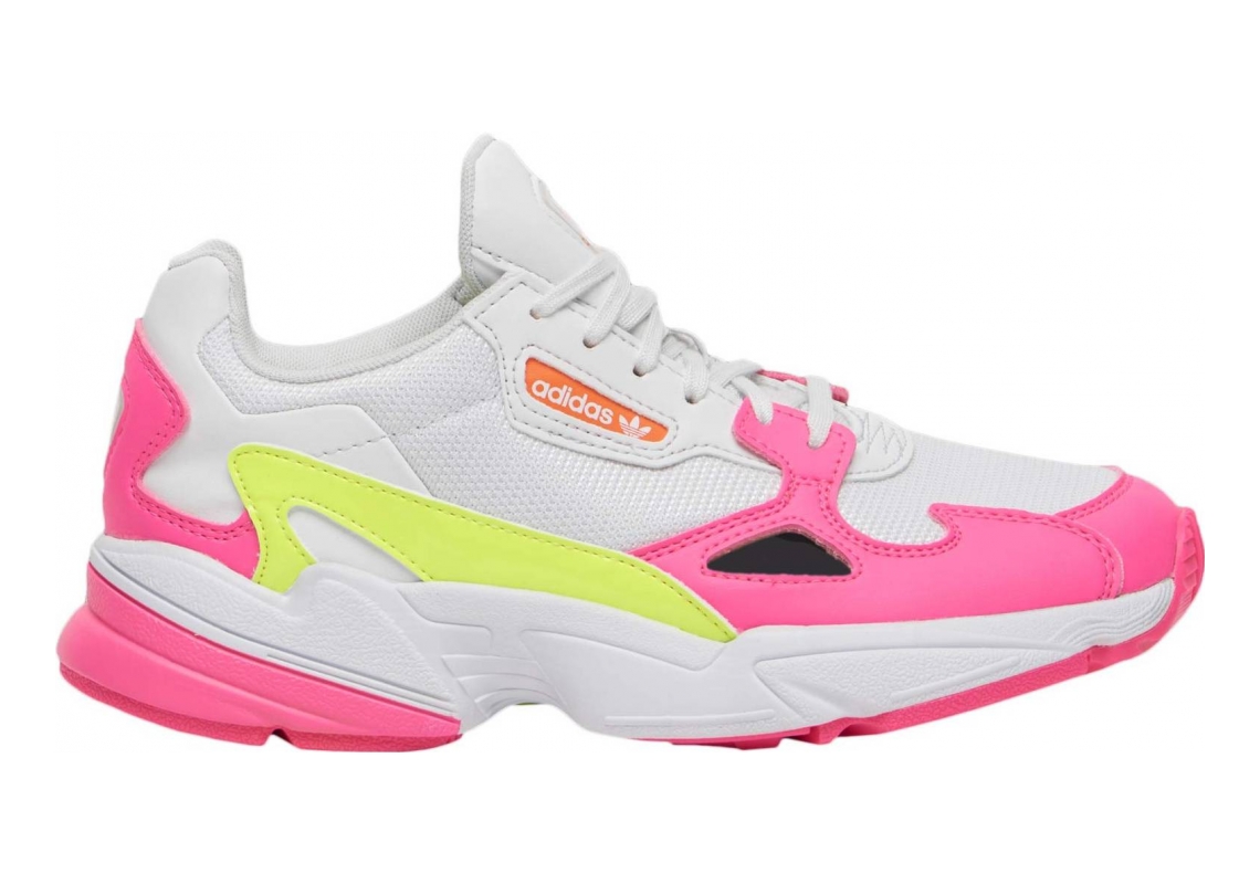 adidas falcon pink and white