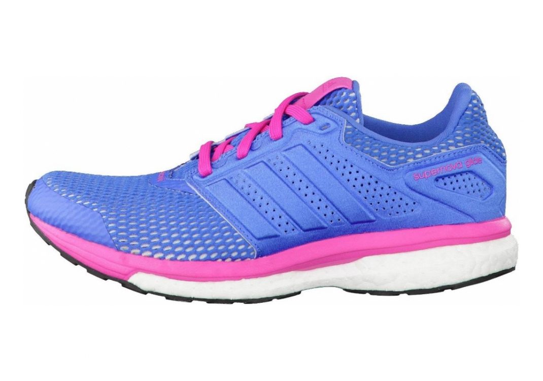 Adidas Supernova Glide Boost 8 Blu (Super Blue/Super Blue/Shock Pink)