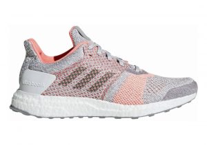 Adidas Ultra Boost ST Crystal White/Grey/Clear Orange