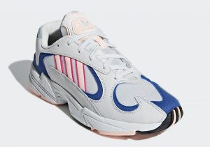 Adidas Yung-1 Crystal White/Clear Orange/Collegiate Royal