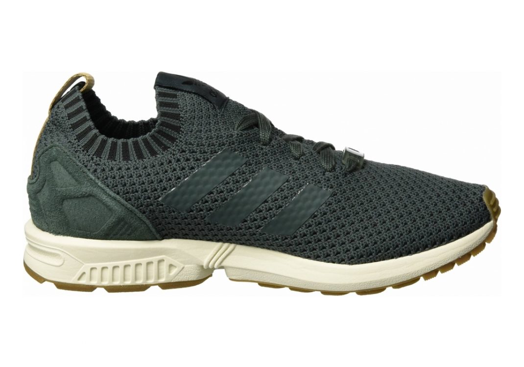 Adidas ZX Flux Primeknit Grey (Utility Ivy/Utility Ivy/Gum)