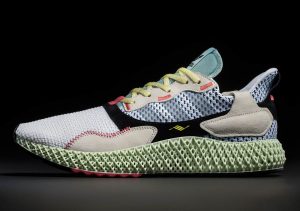 Adidas ZX 4000 4D Cloud White Grey Linen Green