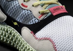 Adidas zx 4000 4d white grey linen green best sale