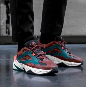 Nike M2K Tekno Mahogany Mink Burnt Orange Blush