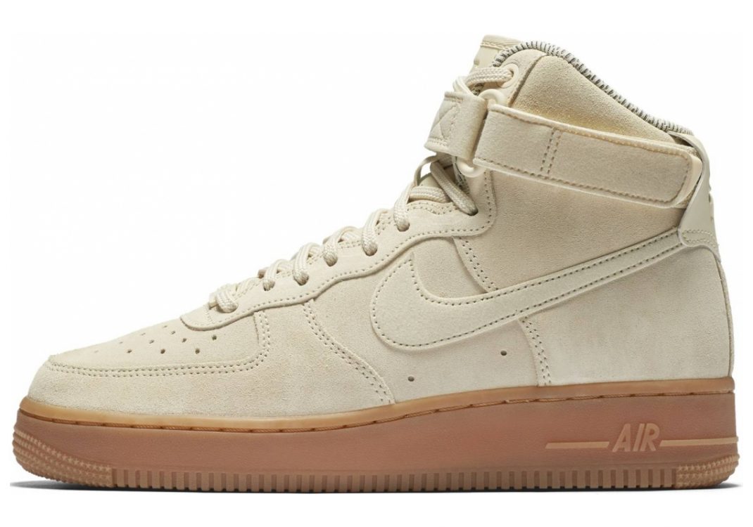 Air force 1 high top tan best sale