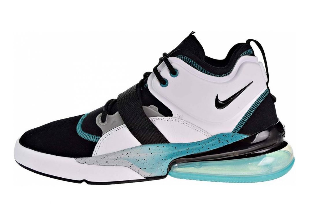 Nike Air Force 270 Black/White/Wolf Grey/Blue Emerald