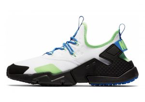Nike Air Huarache Drift WHITE BLUE GREEN BLACK