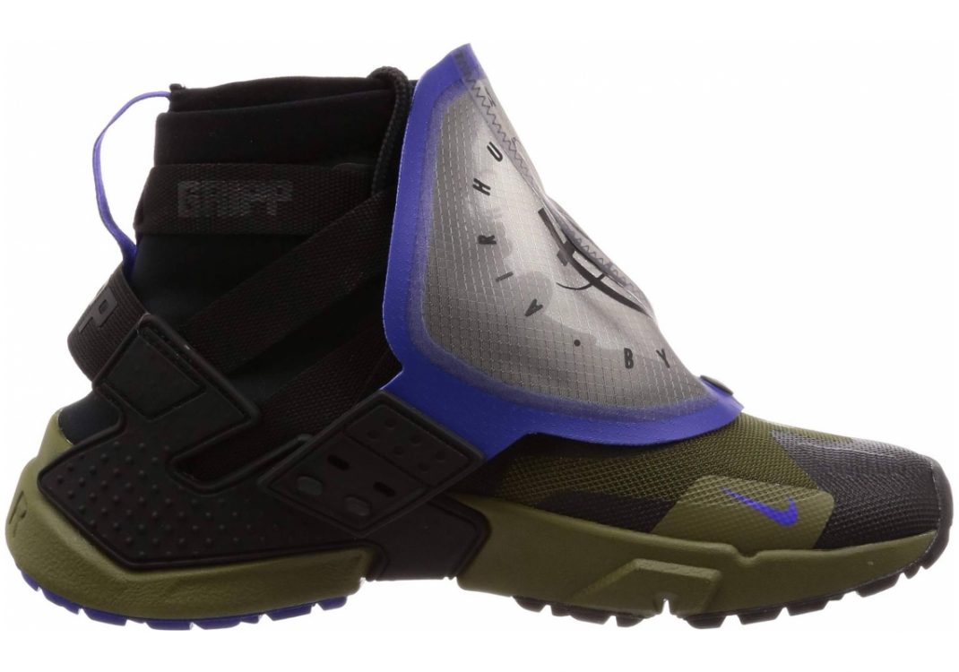 Nike Air Huarache Gripp Black, Olive Canvas