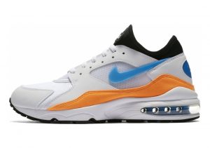 Nike Air Max 93 Bianco (White/Blue Nebula/Total Orange/Black 104)