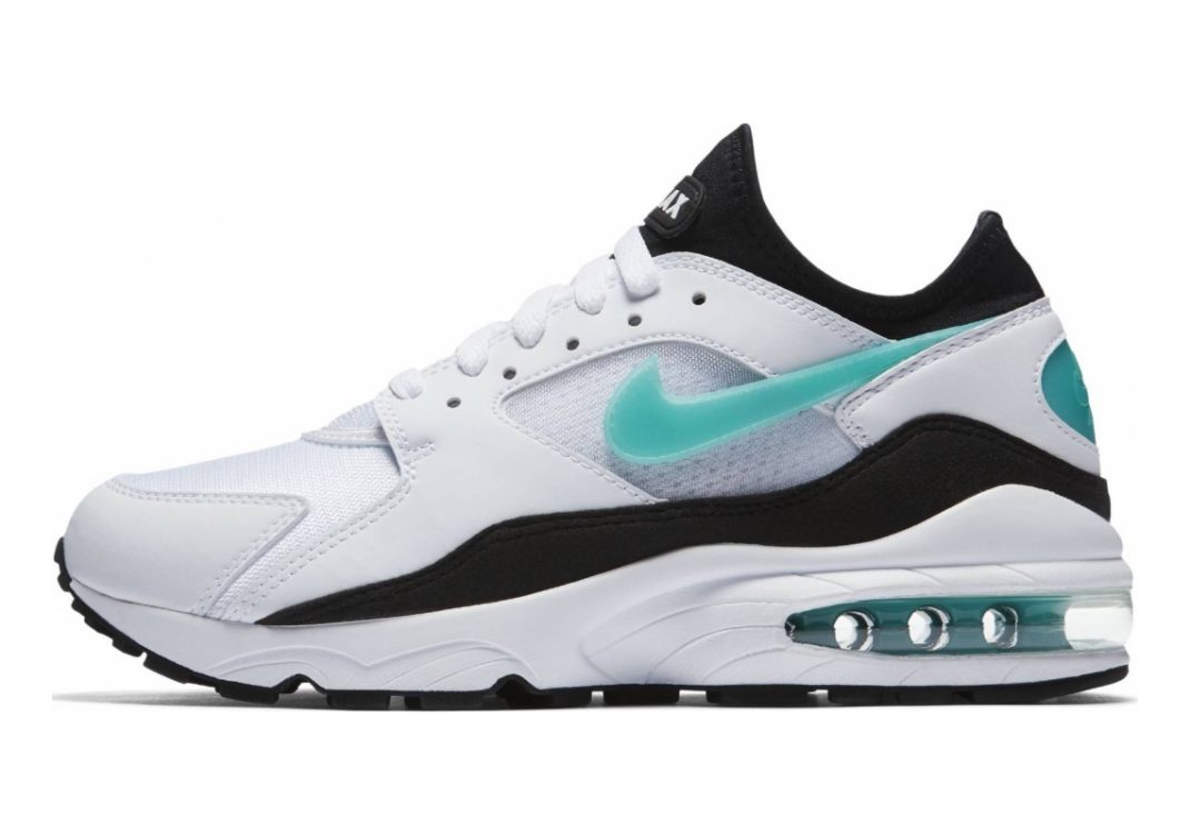 Nike Air Max 93 White, Sport Turq-black