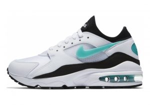 Nike Air Max 93 White, Sport Turq-black