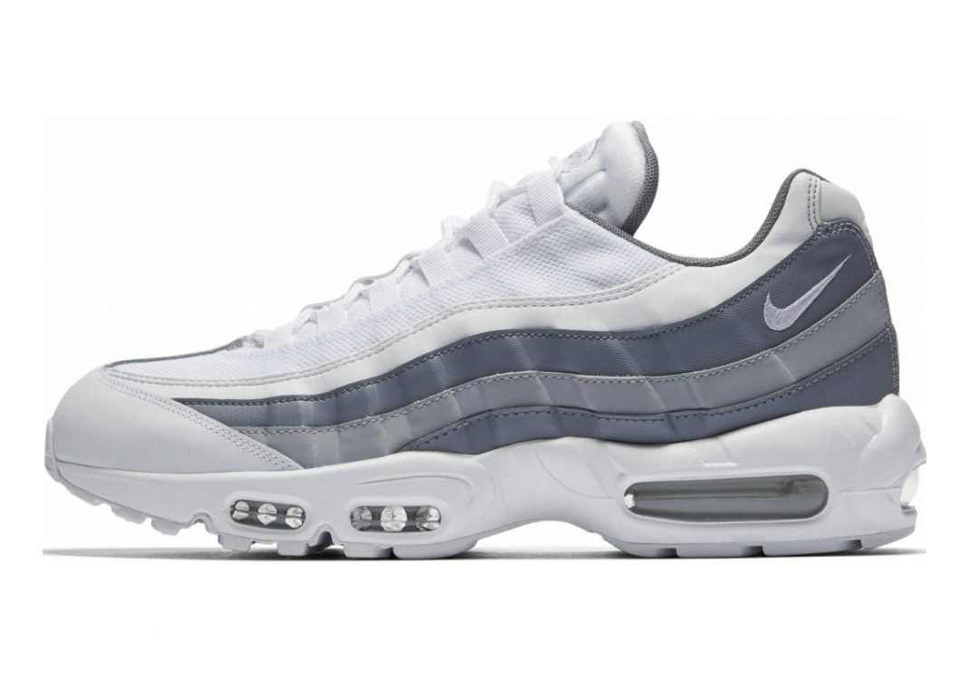 Nike Air Max 95 Essential White-white-cool Grey-wolf Grey (749766-105)