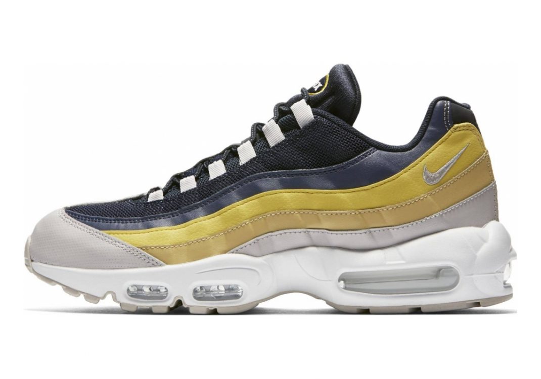 Nike Air Max 95 Essential Gris (White/Vast Grey/Lemon Wash/Tour Yellow 107)