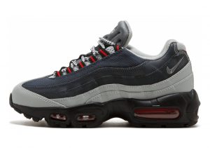 Nike Air Max 95 Essential •	Silver / Cool Grey - Anthracite - University Red