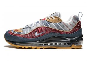 Nike Air Max 98 Lt Armory Blue, University Red