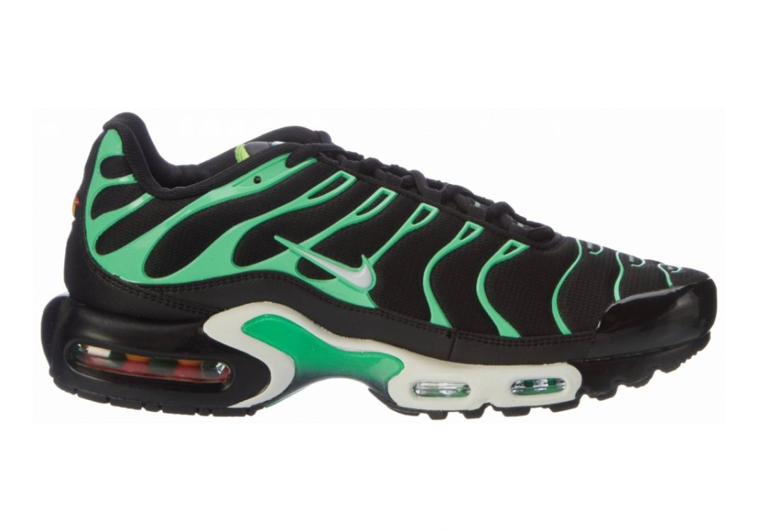 Nike Air Max Plus Black (Black/White/Electro Green 009)