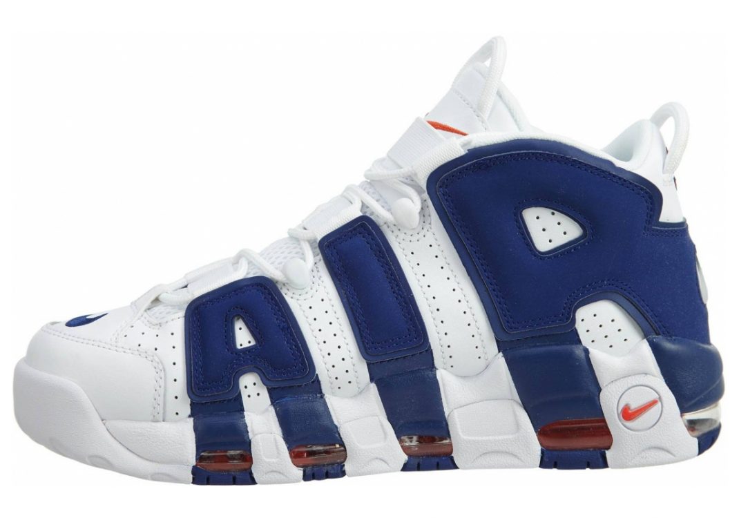 Nike Air More Uptempo White, Deep Royal Blue
