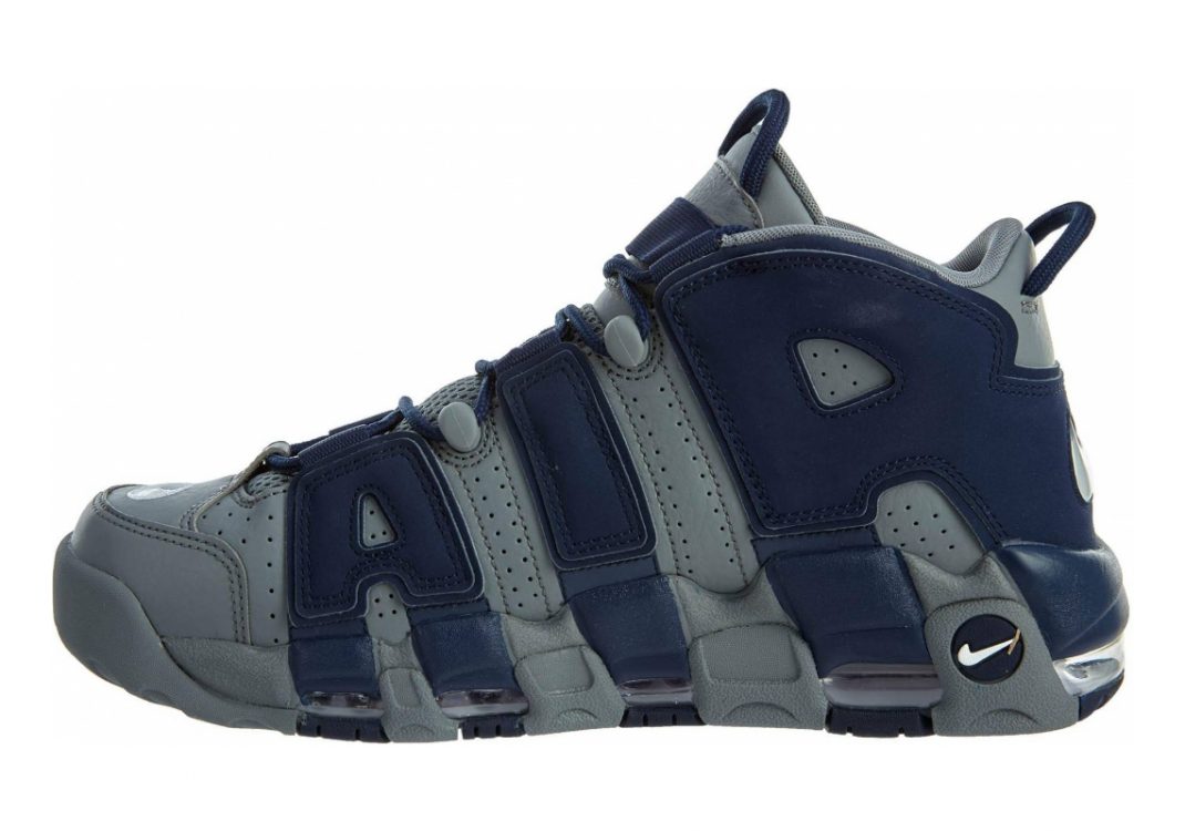 Nike Air More Uptempo Cool Grey / Midnight Navy-white