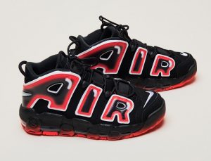air uptempo black and red