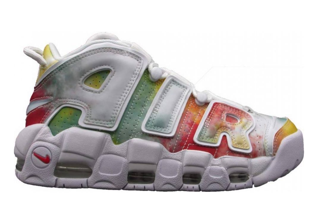 Nike Air More Uptempo Mehrfarbig (Amarillo/White/Speed Red/Neptune Green 001)