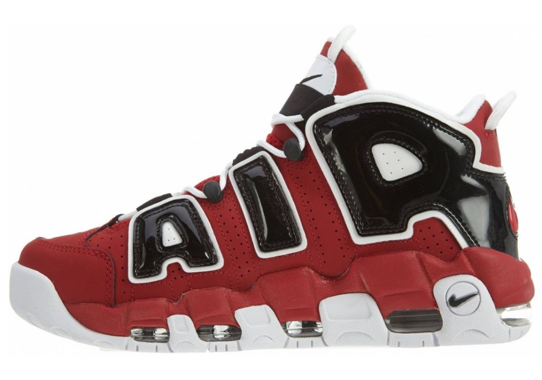 Nike Air More Uptempo Varsity Red / White-black