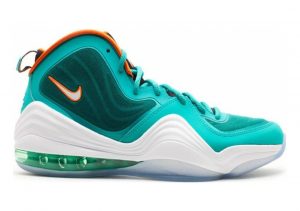 Nike Air Penny V New Green, White-safety Orange