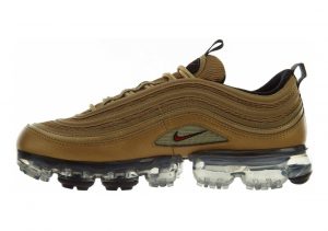 Nike Air VaporMax 97 Metallic Gold, Varsity Red