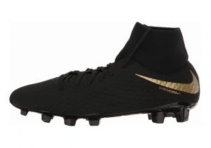 Nike Hypervenom Phantom III DF Academy Firm Ground Schwarz - Gold