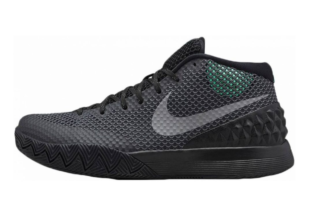 Nike Kyrie 1 Blk, Rflct Slvr-drk Gry-grn Glw
