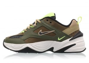 Nike M2K Tekno Medium Olive Black Yukon Brown