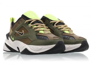 Nike M2K Tekno Medium Olive Black Yukon Brown